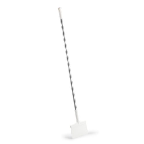 Igeax élelmiszeripari kaparó, alumínium nyéllel, fehér 140 cm
