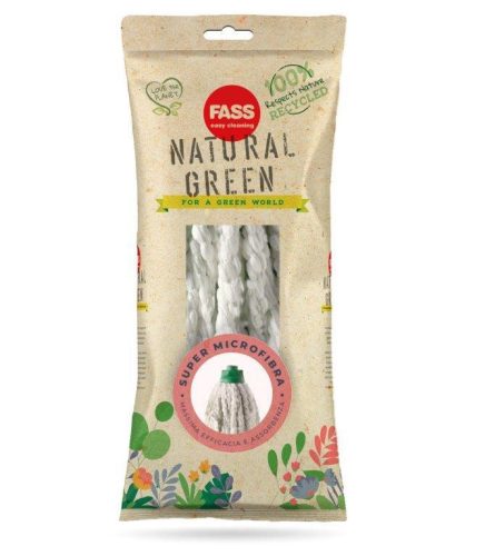 Fass natural green mikroszálas felmosó fej
