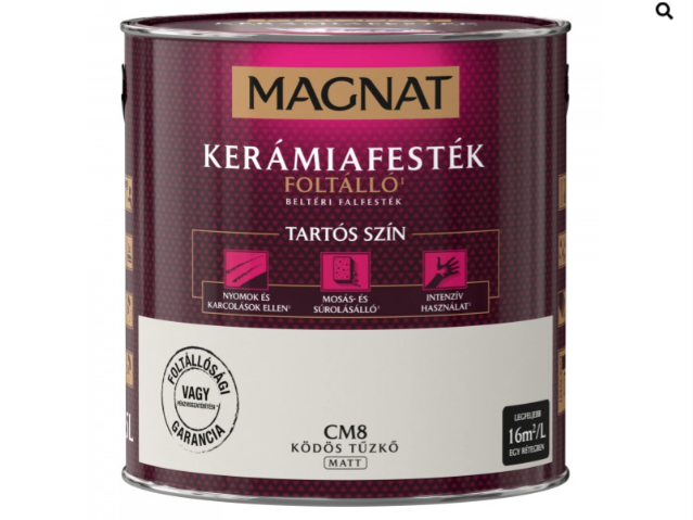 Polifarbe Magnat kerámiafesték ködös tűzkő cm8 2,5l