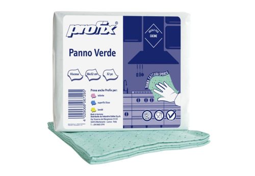 Profix univerzális viszkóz kendő, zöld, cm 4c 32x36 32db/csomag