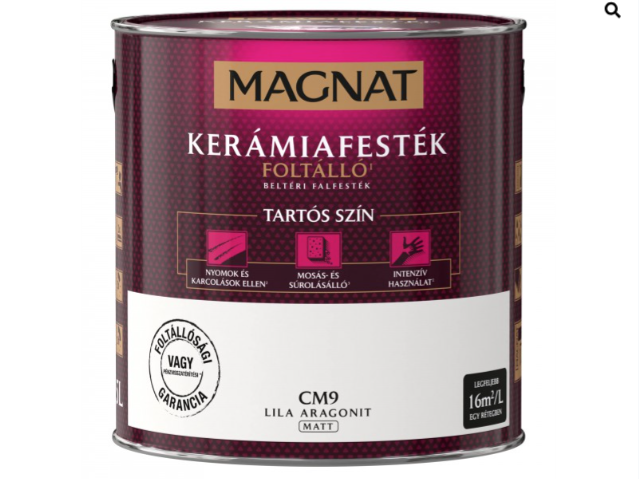 Polifarbe Magnat kerámiafesték lila aragonit cm9 2,5l