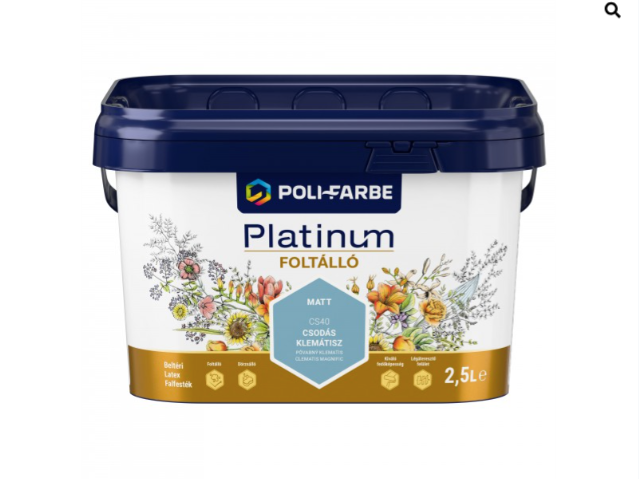Polifarbe Platinum foltálló csodás klemátisz cs40 2,5l