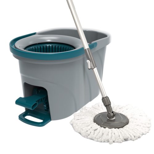 Spin mop turbó pedálos felmosószett (vödör, nyél, mop) 17 literes