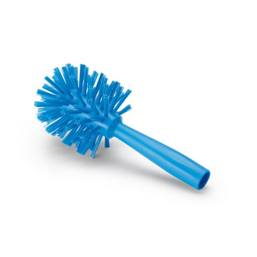Igeax élelmiszeripari csőtisztító kefe, menetes nyélhez, kék 90mm