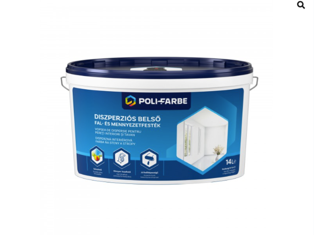 Polifarbe diszperziós fal- és mennyezetfesték 14 l