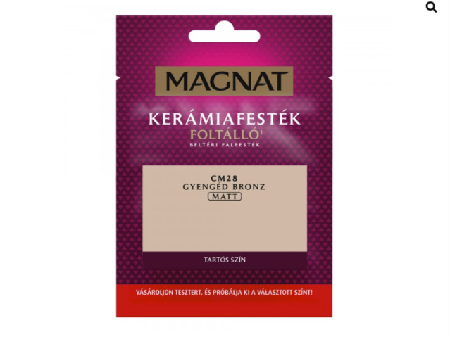 Polifarbe Magnat kerámiafesték teszter gyengéd bronz cm28 30ml