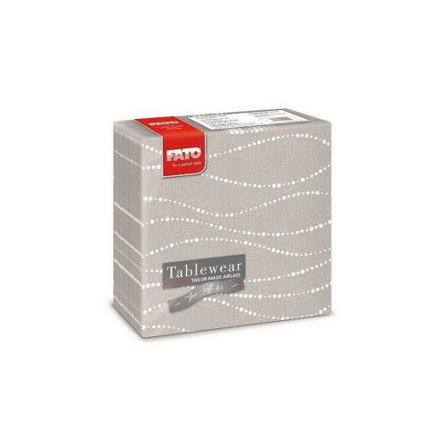 Fato airlaid szalvéta perle dove-grey 40x40cm 50 lapos