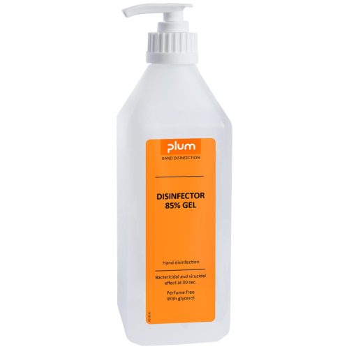 Plum disinfector kézfertőtlenítő gél pumpás flakon 85% 600 ml