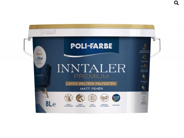 Polifarbe inntaler premium latex beltéri falfesték 8 l