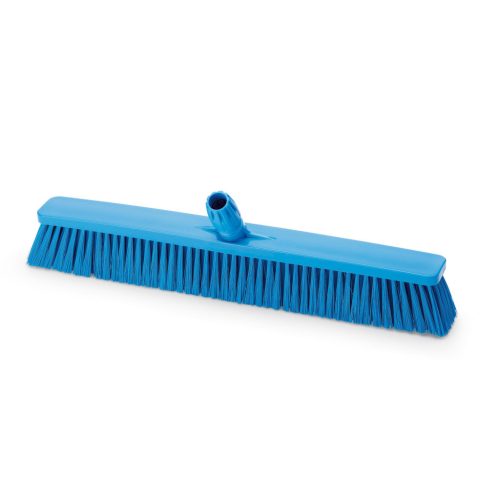 Igeax élelmiszeripari tolóseprű, partvis fej, puha sörtével, kék 60cm, 0,3mm