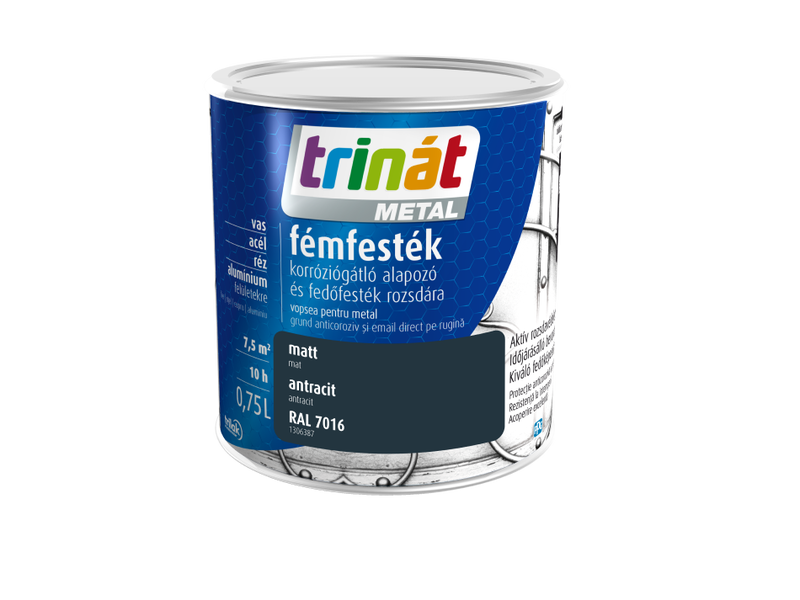 Trinát metal matt fémfesték 0,75 L