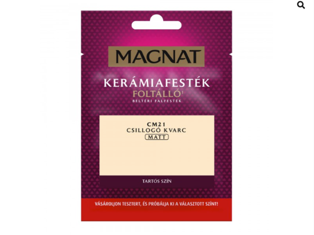 Polifarbe Magnat kerámiafesték teszter csillogó kvarc cm21 30ml