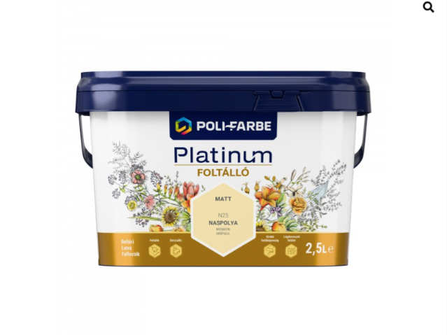 Polifarbe Platinum foltálló naspolya n25 2,5l