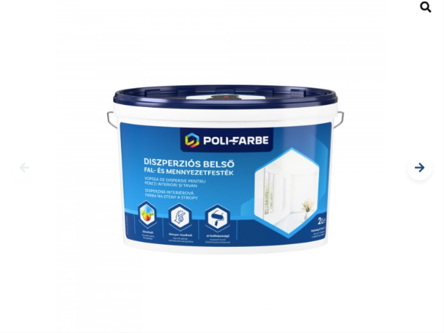 Polifarbe diszperziós fal- és mennyezetfesték 2 l