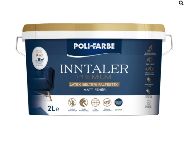Polifarbe inntaler premium latex beltéri falfesték 2 l