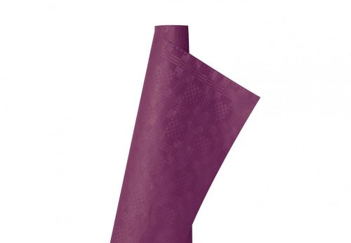 Infibra asztalterítő damask bordó 1 rétegű 1,2x7m