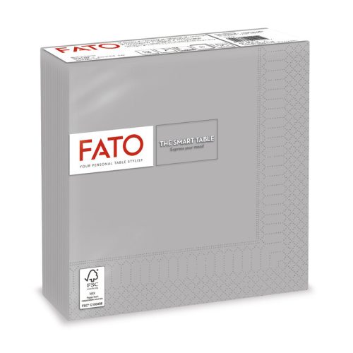 Fato szalvéta ezüst 33x33cm 2 rétegű 50 lap/csomag