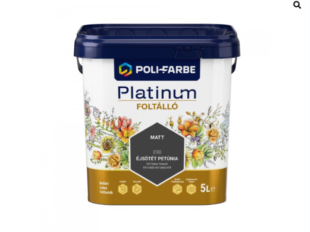 Polifarbe Platinum foltálló éjsötét petúnia e90 5l