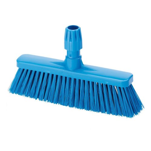 Igeax élelmiszeripari rövid seprű, partvis fej, puha sörtével, kék 0,3mm