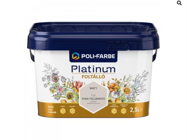 Polifarbe Platinum foltálló puha tollborzfű p30 2,5l