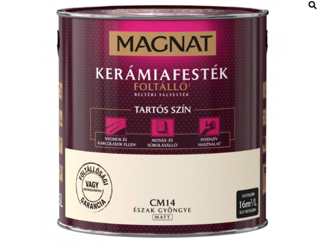 Polifarbe Magnat kerámiafesték észak gyöngye cm14 2,5l