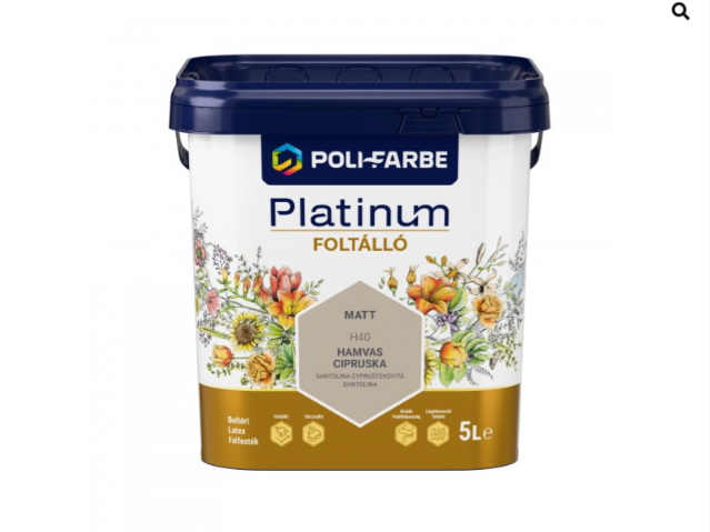 Polifarbe Platinum foltálló hamvas cipruska h40 5l