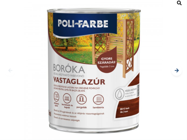 Polifaber Boróka lazúr teak 0,75l