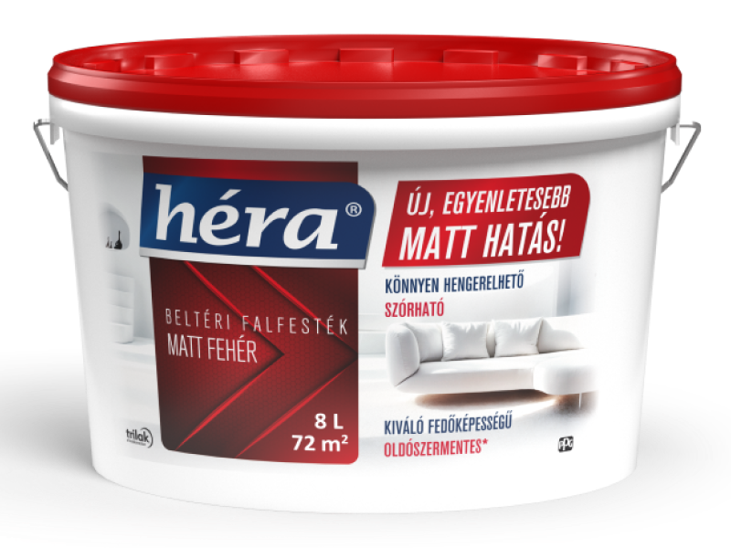 Héra beltéri falfesték 8 L