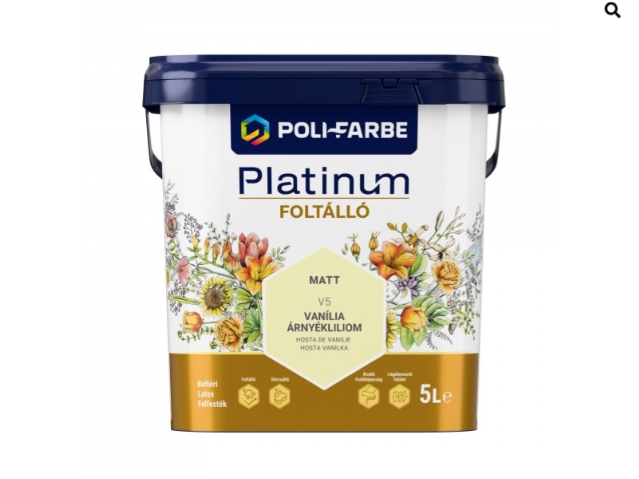 Polifarbe Platinum foltálló vanília árnyékliliom v5 5l