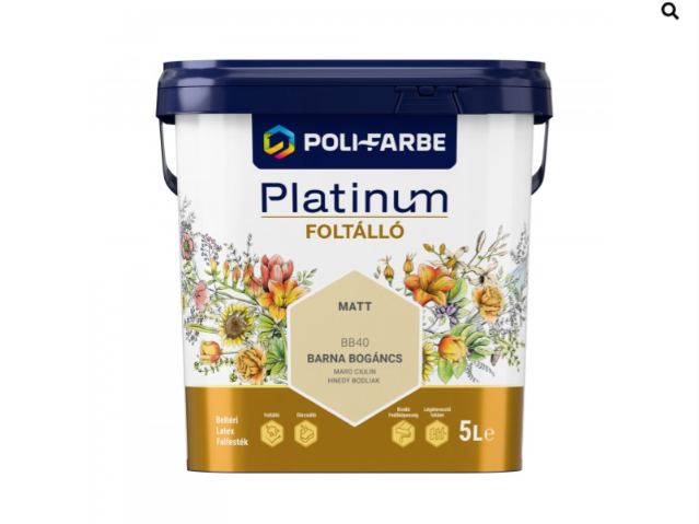 Polifarbe Platinum foltálló barna bogáncs bb40 5l