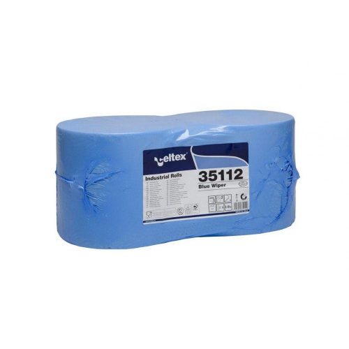 Celtex blue wiper ipari törlő kék cellulóz 2 réteg 970 lap, 291 méter, 24x30cm, 2 tekercs/zsugor