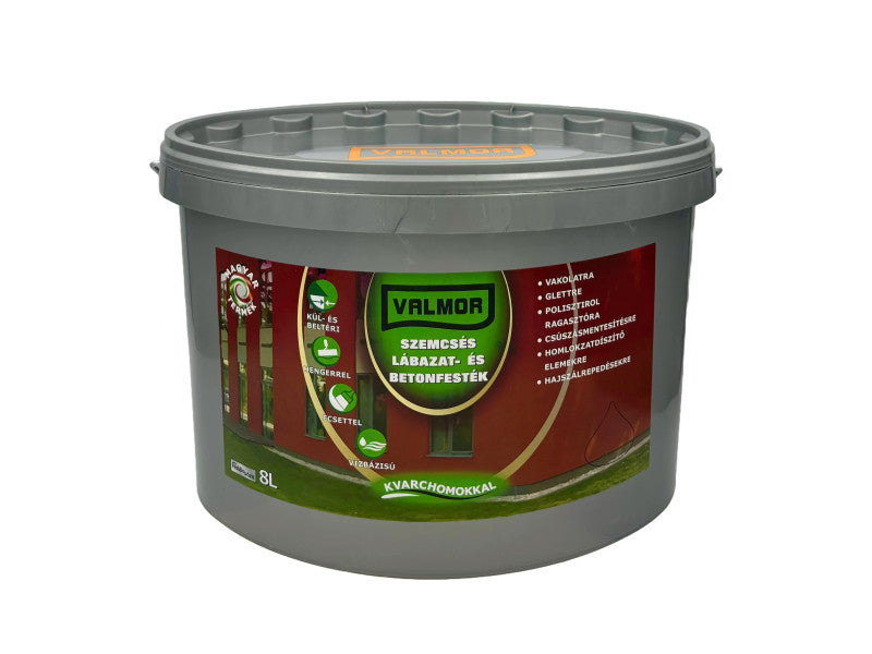 Valmor szemcsés lábazat és betonfesték terrakotta 8 lit