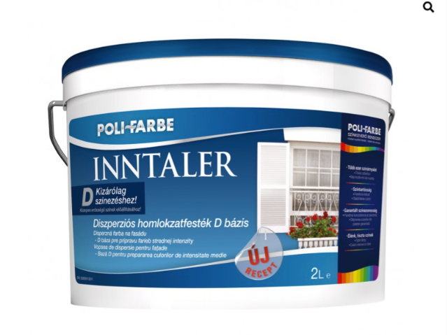 Polifarbe Inntaler diszperziós homlokzatfesték 2 l d bázis (új recept)