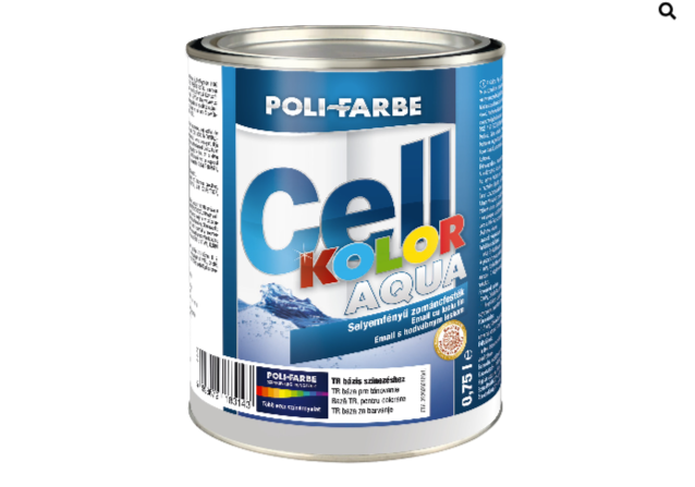 Polifaber Cellkolor aqua selyemfényű tr bázis zománcfesték 0,75l