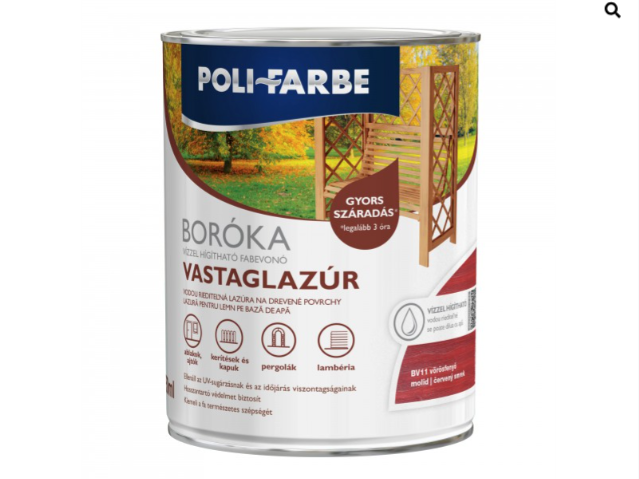 Polifaber Boróka lazúr vörösfenyő 0,75l