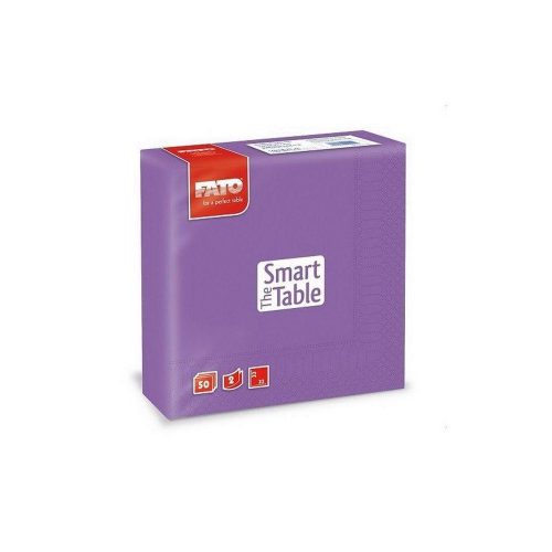 Fato szalvéta viola 33x33cm 2 rétegű 50 lap/csomag