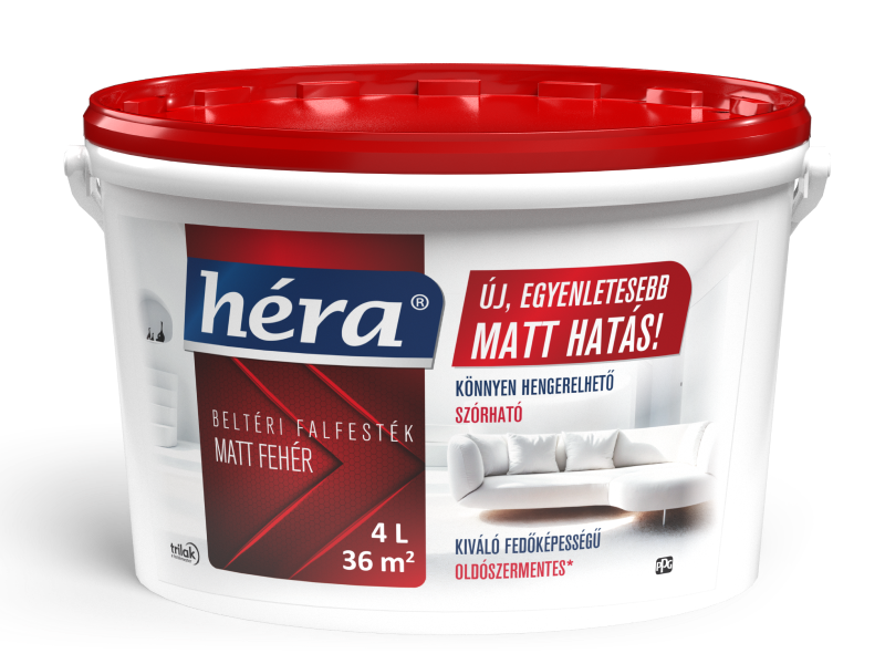 Héra beltéri falfesték 4 L