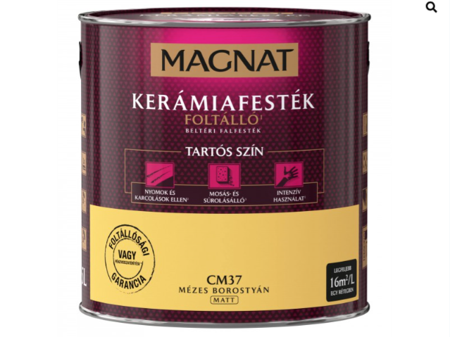 Polifarbe Magnat kerámiafesték mézes borostyán cm37 2,5l