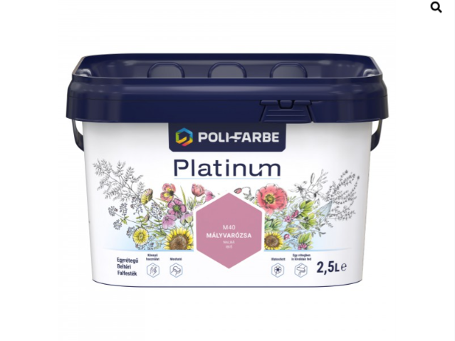 Polifarbe Platinum mályvarózsa m40 2,5l