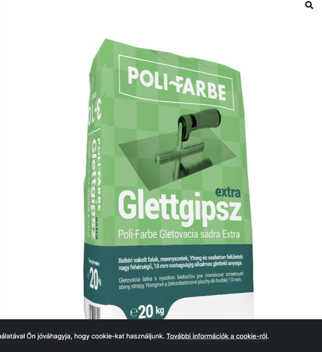 Polifarbe glettgipsz extra 20 kg (48 db / raklap)