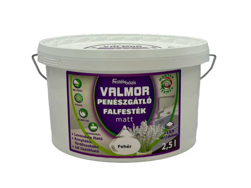 Valmor Penészgátló festék fehér 2,5 lit