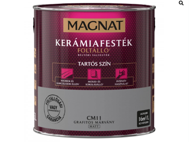 Polifarbe Magnat kerámiafesték grafitos márvány cm11 2,5l