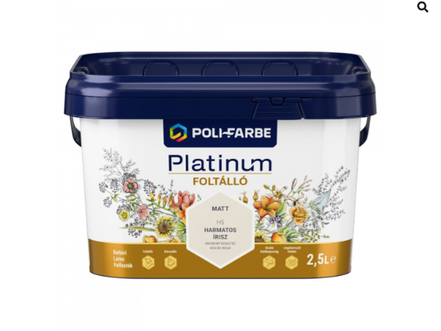 Polifarbe Platinum foltálló harmatos írisz h5 2,5l