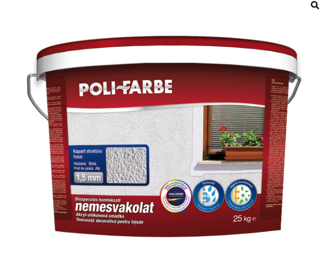 Polifarbe vakolat feh. kap. 1,5mm (2163) 25kg
