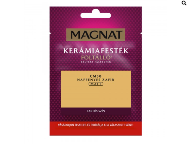 Polifarbe Magnat kerámiafesték teszter napfényes zafír cm30 30ml