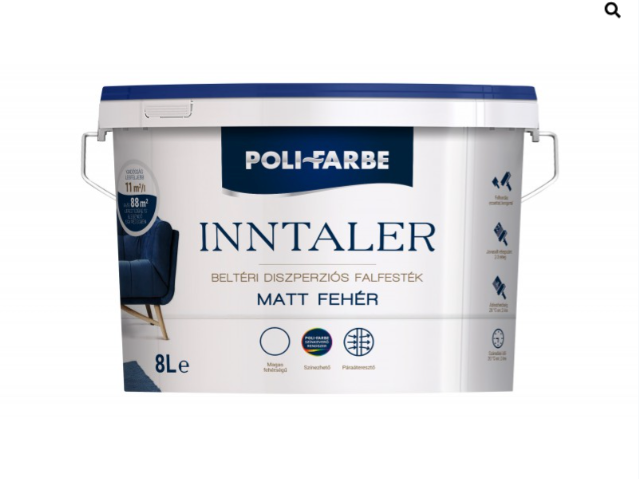 Polifarbe inntaler beltéri diszperziós falfesték 8 l