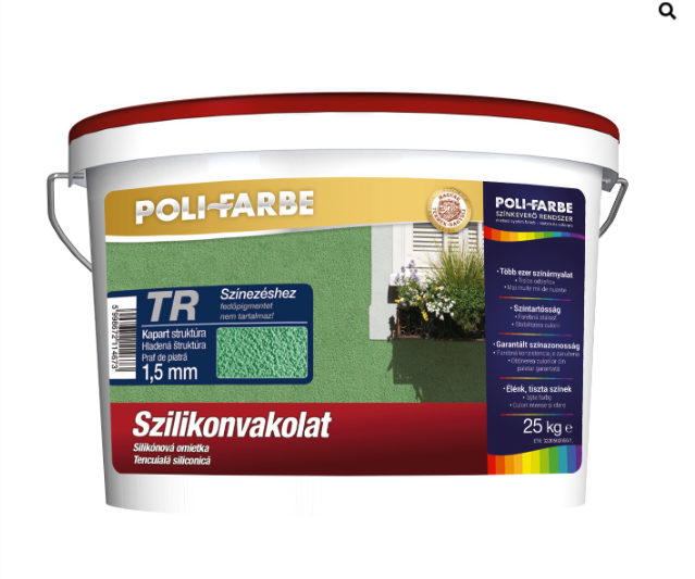 Polifarbe szilikon vakolat bázis 1,5mm 25kg