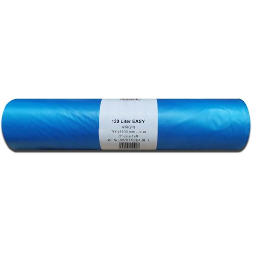 Folistar hnat szemeteszsák kék hdpe 70x110cm 135l 25db/tekercs