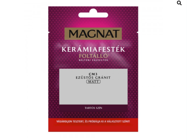 Polifarbe Magnat kerámiafesték teszter ezüstös gránit cm3 30ml