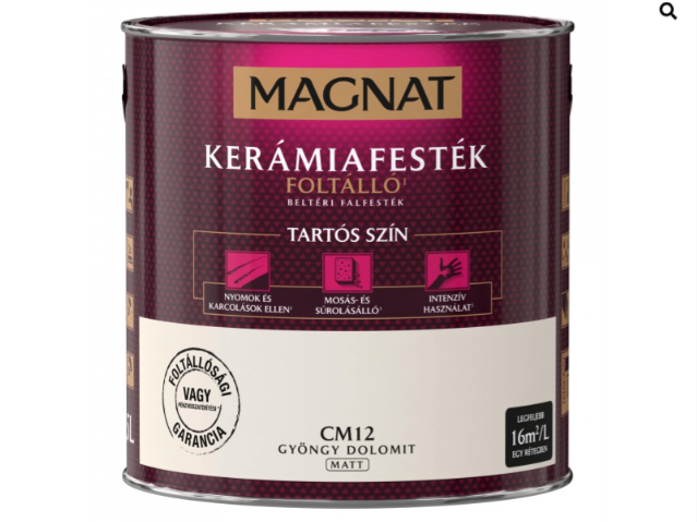 Polifarbe Magnat kerámiafesték gyöngy dolomit cm12 2,5l